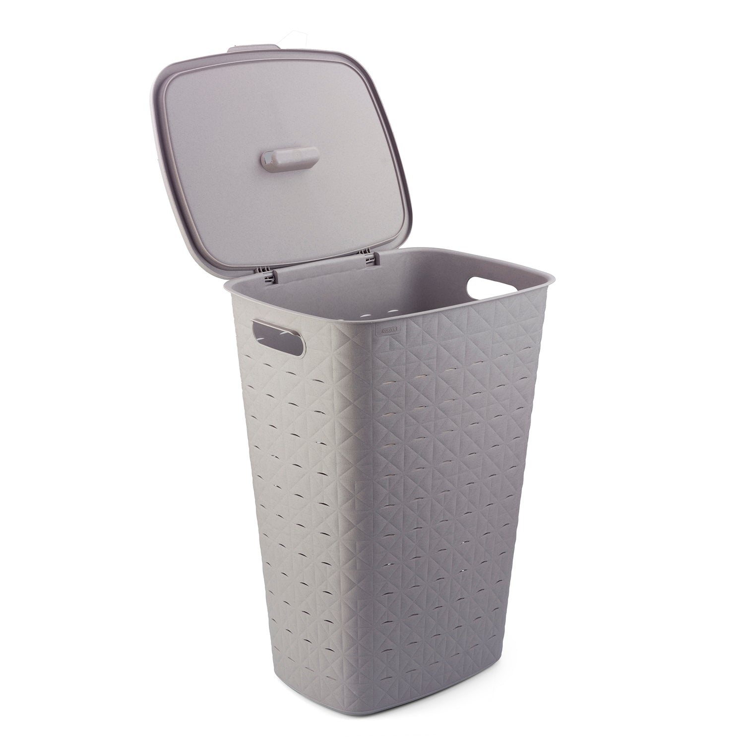 CURVER - Portabiancheria Softex Tortora 56 litri - h60x34x44 cm